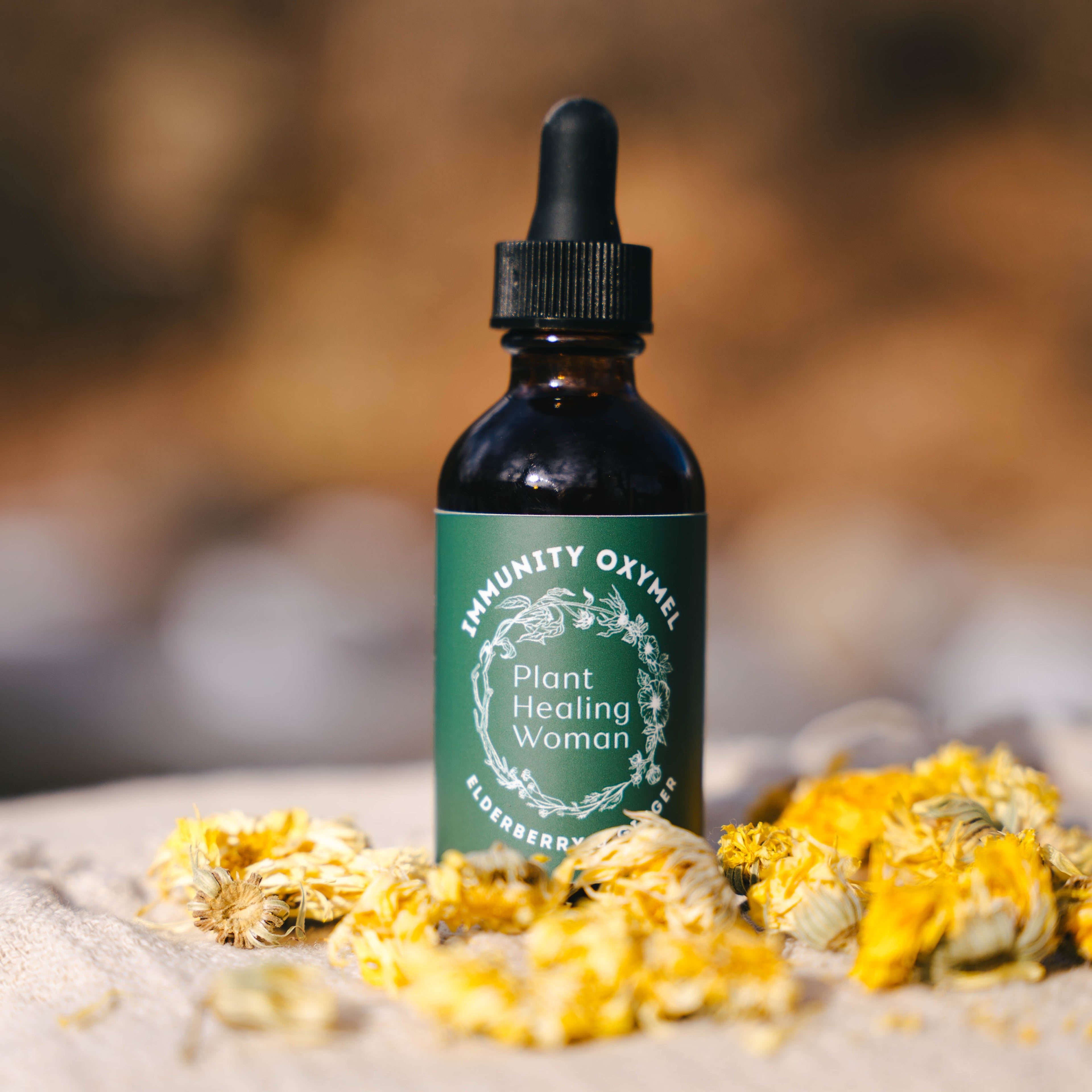 Immunity Elderberry Oxymel