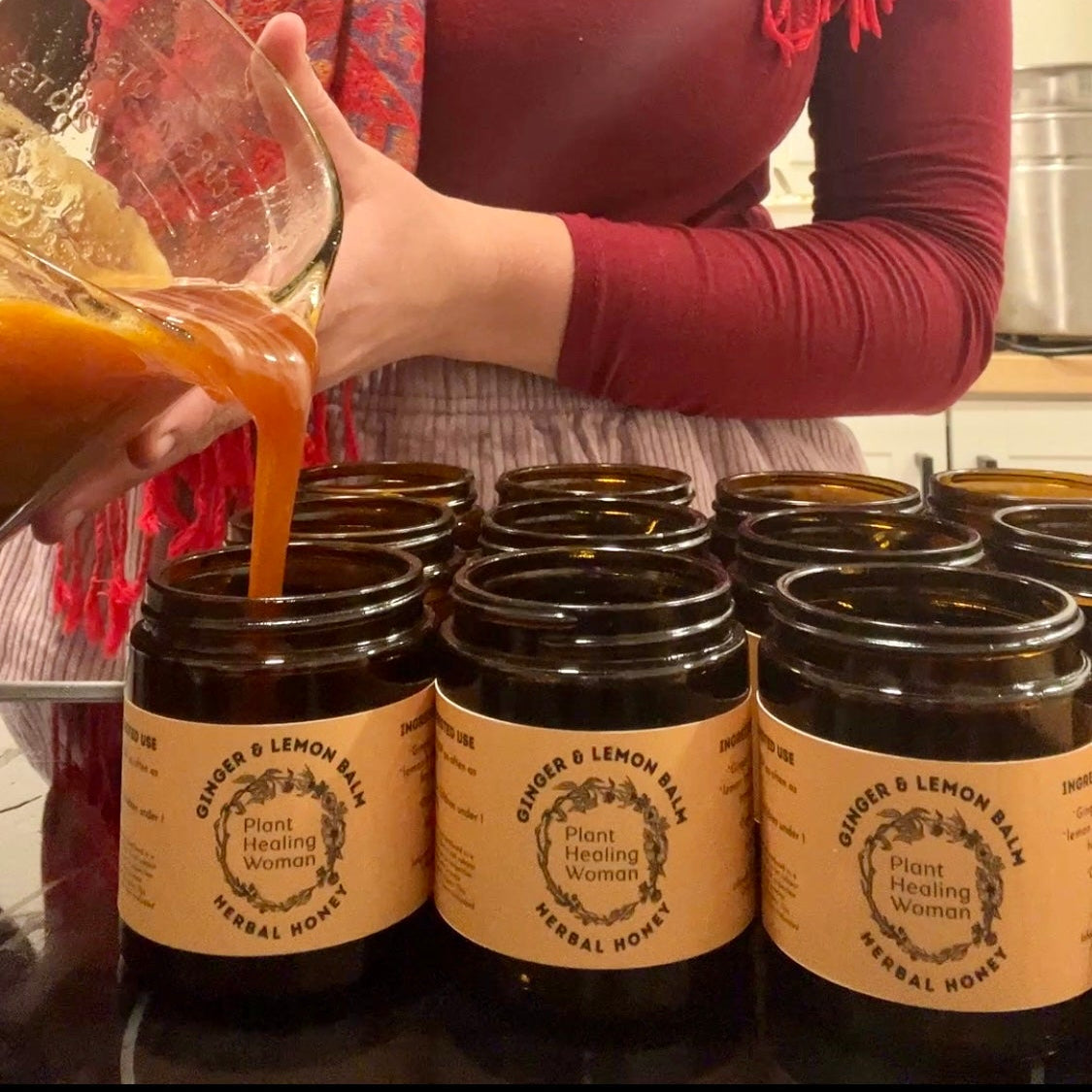 Ginger + Lemon Balm Honey